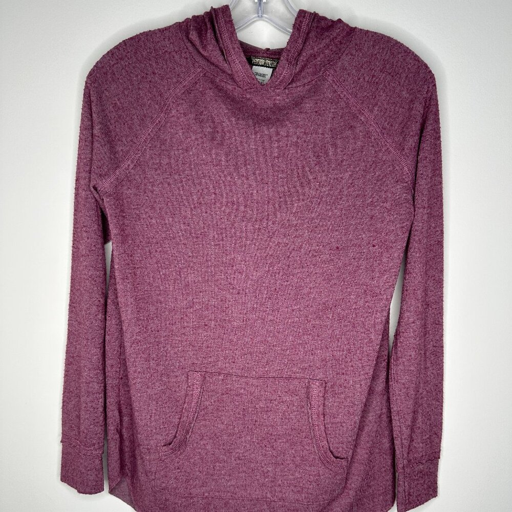 Peyton Jensen Size XS (0-2) Plum Pullover Hoodie (runs large - please see meas.)